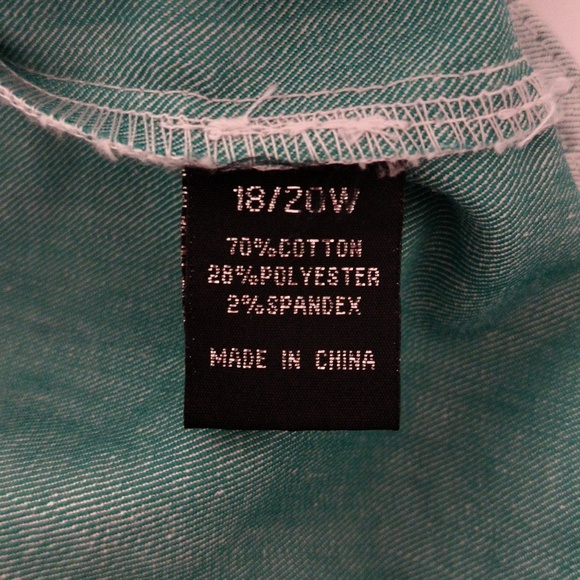 [5x$20] Women's Light Green Plus Jacket / Size 2X - Picture 9 of 10